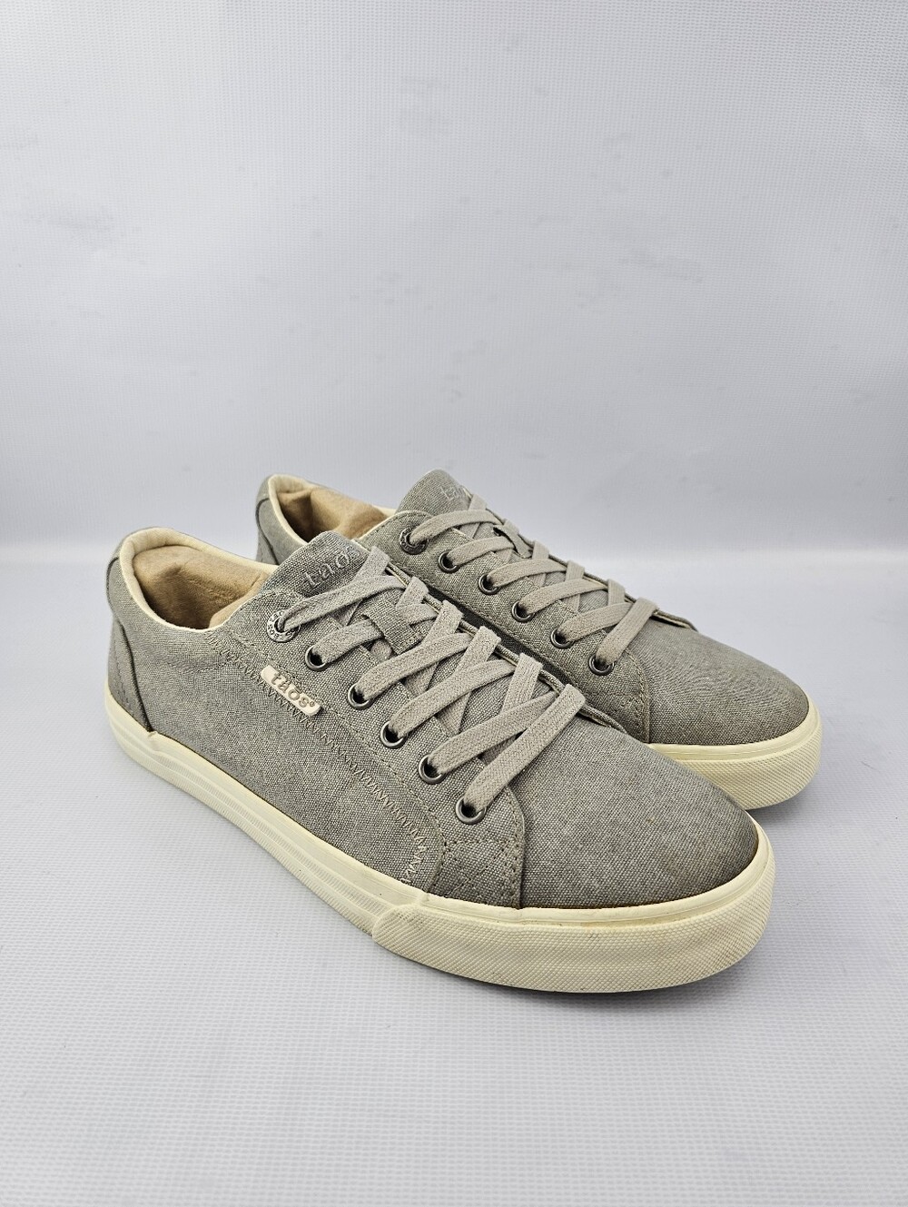 Taos Plum Soul Women's Gray Canvas Fashion Sneakers Size 10